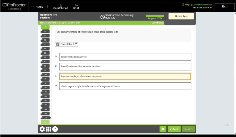 Six Sigma Green Belt